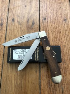 Puma Knife: Puma Grand Trapper Large Lock back Knife with Rosewood Handle
