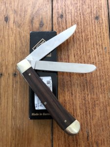 Puma Knife: Puma Grand Trapper Large Lock back Knife with Rosewood Handle