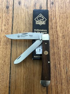 Puma Knife: Puma Grand Trapper Large Lock back Knife with Rosewood Handle