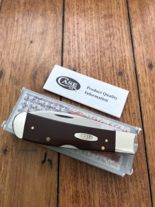 Case USA Knife: 2019 Model 11793 Tribal Lock Back Brown Bone Delrin Handle and Belt Clip in original box and paperwork