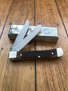 Solingen Germany Russell Green River Works Trapper Folding Knife