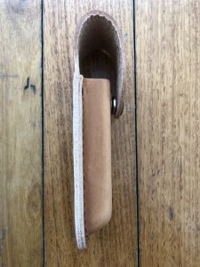 Case Knife Sheath: Case Large Leather Knife Pouch  5.5 inches