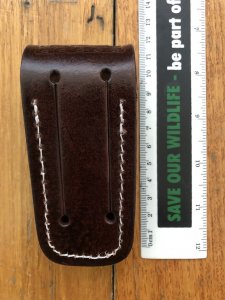 Knife Sheath: Swiss Army Knife Leather Leather Knife Pouch - 3-3.5 inch