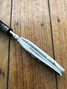 Puma Knife: Puma 1990's Jagdnicker Knife with Stag Handle & Sheath