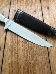 Puma Knife: Puma 1990's Jagdnicker Knife with Stag Handle & Sheath