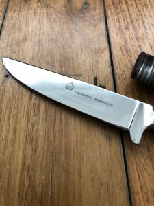 Puma Knife: Puma 1990's Jagdnicker Knife with Stag Handle & Sheath