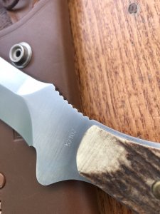 Puma Knife: Puma Rare Original 2001 New Hunter Model 118375 in original sheath #57102-1