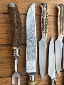 Puma Knife: Carving and Steak Knife set.