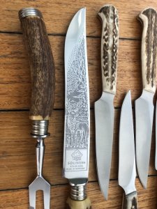 Puma Knife: Carving and Steak Knife set.