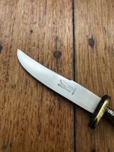 German 1950's Mini Knife with SEAL Branded Blade & Carved Resin Handle