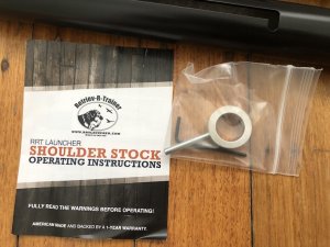Dummy Launcher: RRT Gun Dog Training Shoulder Stock