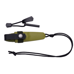 MORA Swedish Made Green Eldris Knife with Fire Starter