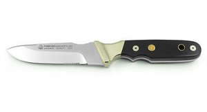 Puma Knife: Puma 2+2 Niederwild Fixed Blade knife with Micarta wood Handle