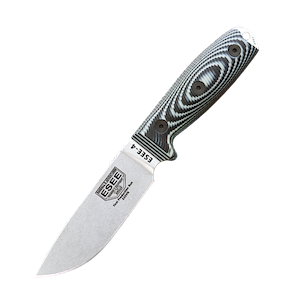 ESEE Knives- ESEE-4 Knife with Grey/Black G10 Handle Black Kydex Sheathes
