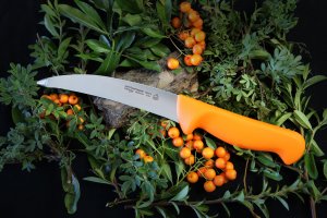 Puma Knife: PUMA Mesentery knife 14.5 cm Blade German Made with Orange Handle