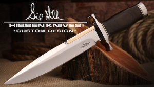 United Cutlery Gil Hibben Old West Boot Knife with Black Leather Sheath
