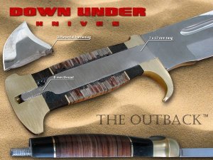 Down Under Knives: Down Under Outback Big Bowie Knife