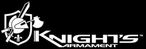 KNIGHT'S ARMAMENT SK-02 Large Black Part Serrated Folding Knife with Black Pouch