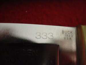 Buck Knife: Buck 192 1996 Virginia Game Warden Vanguard Knife