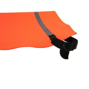 Blaze Orange Gun Dog Vest with Reflective Strip Medium-Large Size