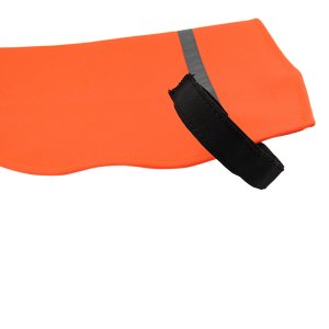 Blaze Orange Gun Dog Vest with Reflective Strip Medium-Large Size