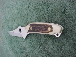 Puma Knife: Puma Buddy 'Laser Cutout' with Stag Handle - 2004