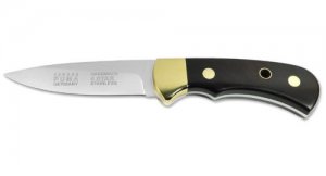 Puma Knife: Puma 4 Star Fixed Blade Nicker Knife with Grenadil wood Handle