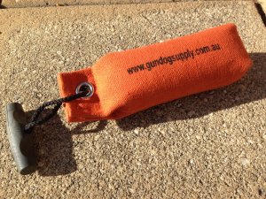 Dog Training Dummy: Dummy 100grams in Orange