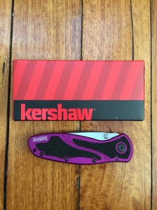 Kershaw Knife: Kershaw Blur Purple Tanto Folding Knife