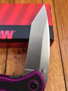 Kershaw Knife: Kershaw Blur Purple Tanto Folding Knife