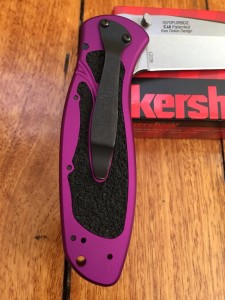 Kershaw Knife: Kershaw Blur Purple Tanto Folding Knife