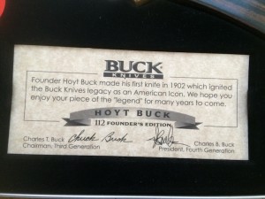Buck Knife: Buck Limited Edition Signed Ranger 112 in Collectable Tin