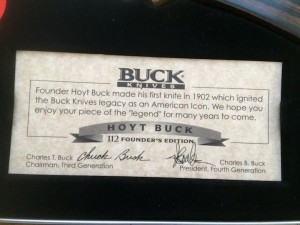 Buck Knife: Buck Limited Edition Signed Ranger 112 in Collectable Tin