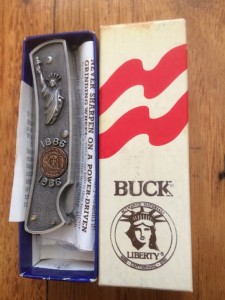 Buck: Buck Limited Edition Statue of Liberty 1886-1986 Centennial Commemorative Folder Boxed