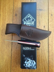 Puma Knife: Puma IP Marta, Grenadill wood handle