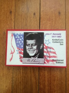 JFK Knife: Limited Edition JFK Knife & Coin Collectors Set in Box