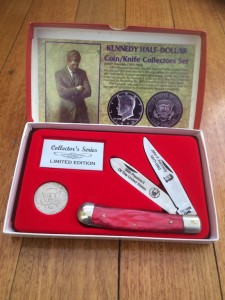 JFK Knife: Limited Edition JFK Knife & Coin Collectors Set in Box