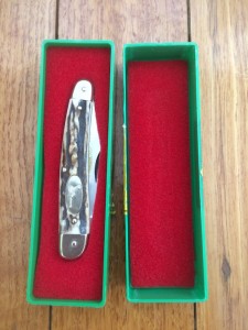 Puma A G RUSSELL 1974 Luger Pistol Commemorative Club Knife No:03132