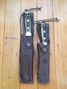 Puma Knife: Puma Phönix-Phoenix Big Bowie Knife with Darker Stag Antler Handle