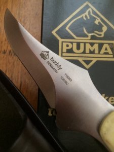 Puma Knife: Puma 2007 Buddy with Stag Handle sheath and original box