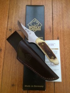 Puma Knife: Puma 2007 Buddy with Stag Handle sheath and original box