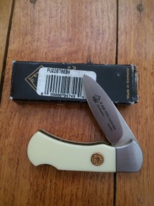 Puma Knife: Puma 4 Star Mini Folding Lock Knife with Faux Ivory Handle