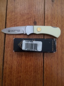 Puma Knife: Puma 4 Star Mini Folding Lock Knife with Faux Ivory Handle