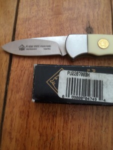 Puma Knife: Puma 4 Star Mini Folding Lock Knife with Faux Ivory Handle