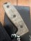 Ontario Ranger Series RAT-3 Plain Edge Blade with Micarta Handle and Nylon Tactical Belt Sheath