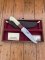 Mackrill Custom Knives 1994 No.6 SCI Limited edition Red Ivory & Giraffe Bone Handle #31-100