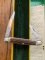 Puma Knife: Puma 1984 Bantam Folding Knife with Stag Antler Handle & Original Green & Yellow Box  #40482
