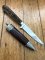 Puma Knife: Rare Nicker Knife with Built in Fork Set