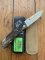 Puma Knife: Puma IP Companion Folding Knife with Buffalo Horn Handle and Pouch