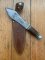 German Knife: 1950's-60's Hubertus Solingen Throwing Knife with Sheath